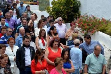 La Gavia procesiona a sus patronos en el último día de su fiesta (Foto Francisco Javier Santana)